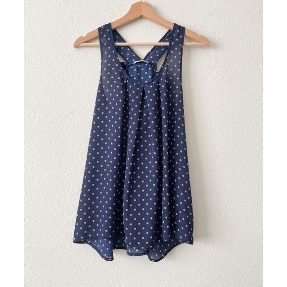 P.S Kate Navy/Pink Polka Blouse With Bow - Picture 2 of 6